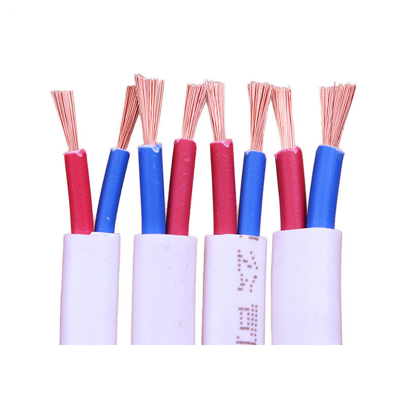 RVVB 2 Core 3 Core Stranded Copper Wire , PVC Insulated Indoor Electrical Flat Cable