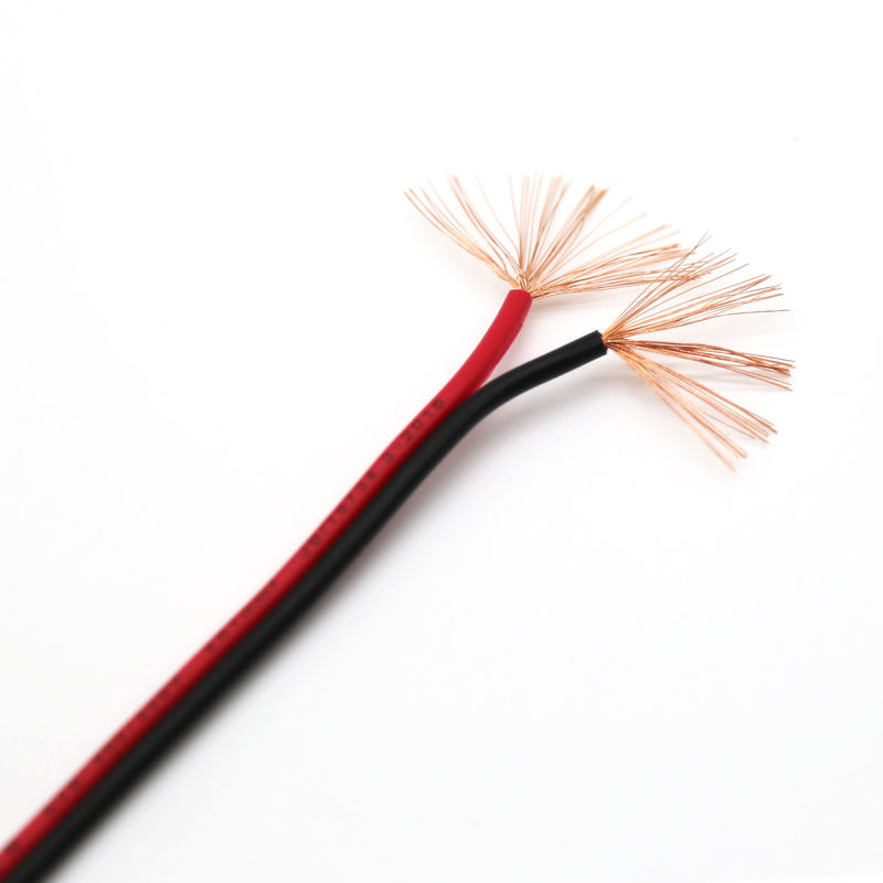 Flat Shielded Speaker Cable 2 Cores Copper Wire PVC Insulated Non