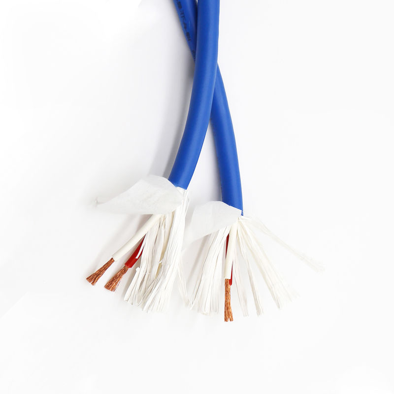 Pure Copper Shielded Speaker Cable Double PVC Coated With Non Woven