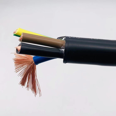 Copper RVV PVC Insulated Flexible Cable , Fireproof 2.5 Mm Flexible Wire