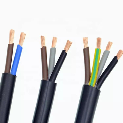 PVC Insulated Rubber Sheathed Flexible Cable 2 Core Fire Retardant