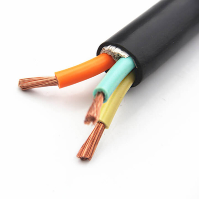 Anticorrosive 4 Core Rubber Sheathed Flexible Cable Mildewproof