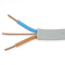 Heatproof Electrical Wire Flat Cable , Alkali Resistant 2 Core Flat Wire