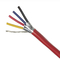 Antiwear Red Cable For Fire Alarm System 1mm2 PVC Copper Material