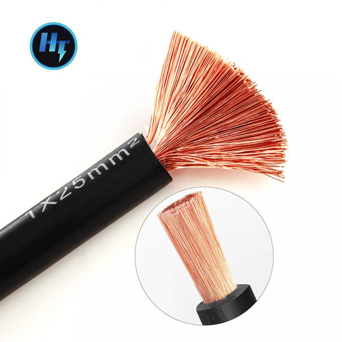 Heatproof Pure Copper Welder Power Cable With Neoprene Mixture Sheath